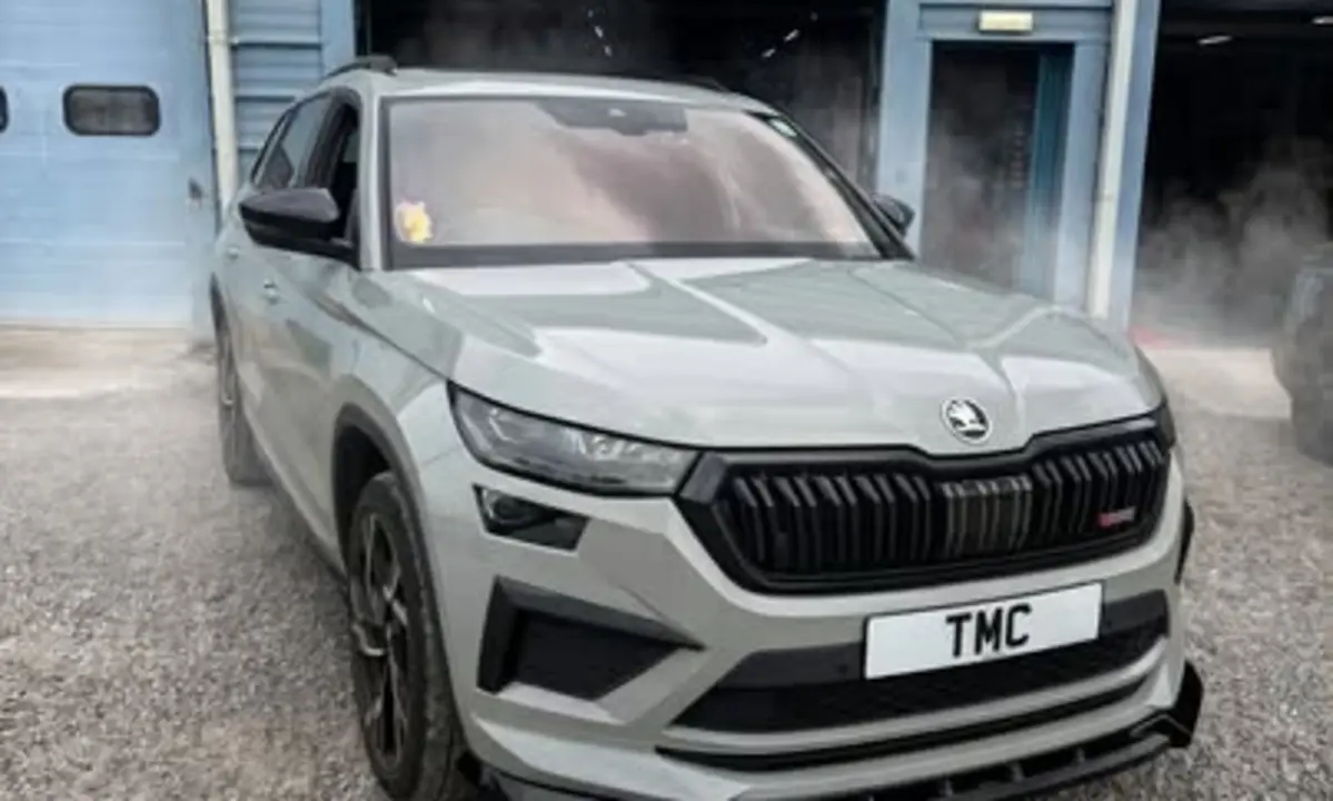 Skoda completed with a Maxton Design styling upgrade at TMC Motors